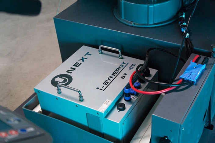 Batterij schoonmaakmachine