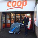 Levering schrobzuigmachine COOP