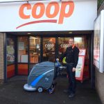 Levering schrobzuigmachine COOP